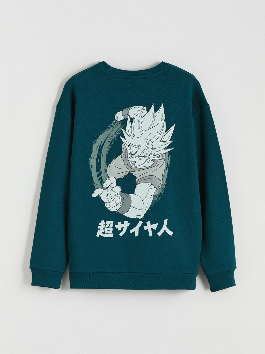 LCW Kids Crew Neck Dragon Ball Printed Men Thick Sweatshirt