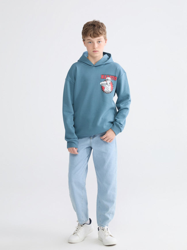 LCW Kids Hooded Naruto Printed Boys Sweatshirt Main Image