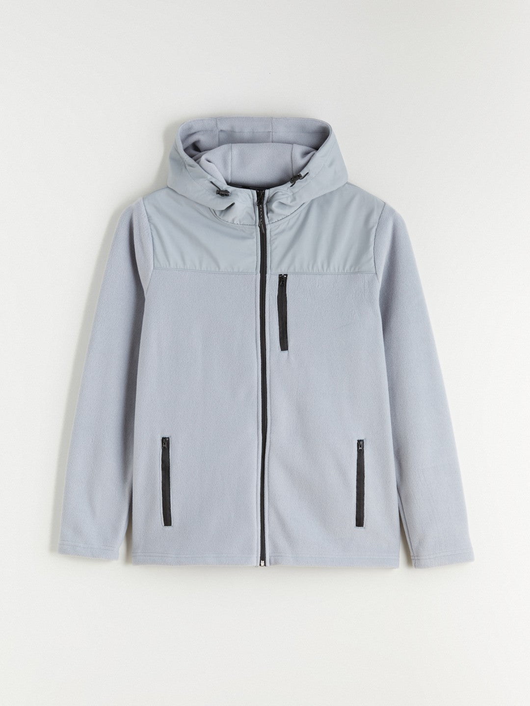 LCW Classic Hooded Fleece Men Zip-Up Sweatshirt