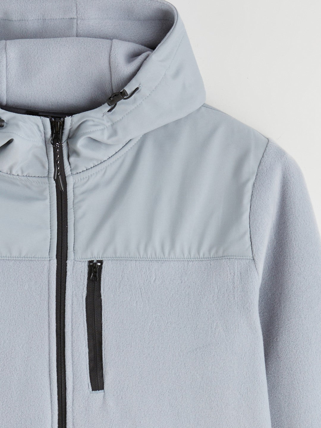 LCW Classic Hooded Fleece Men Zip-Up Sweatshirt