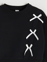 LCW Kids Crew Neck Girls Sweatshirt