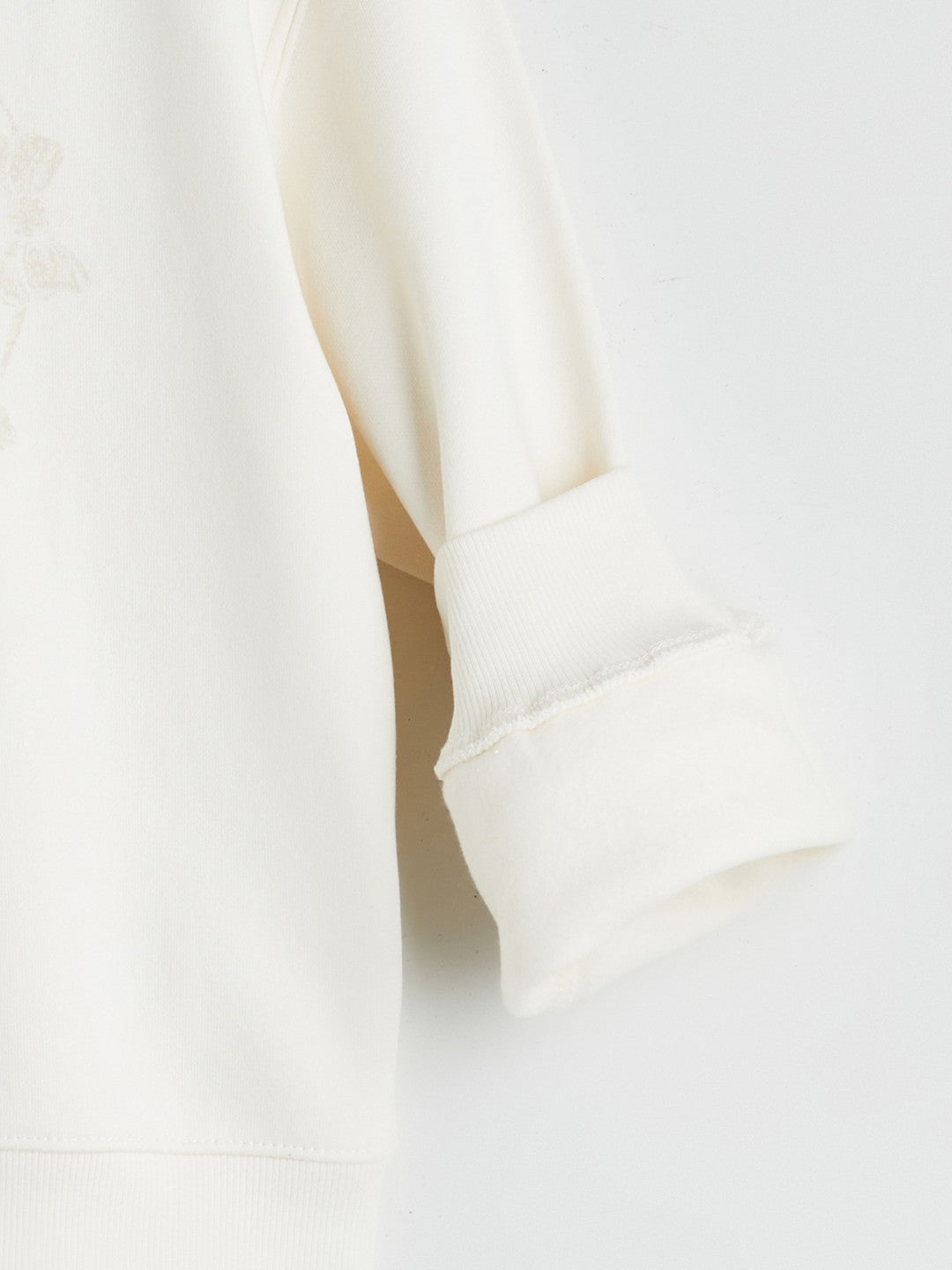 LCW Kids Crew Neck GirlS Thick Sweatshirt