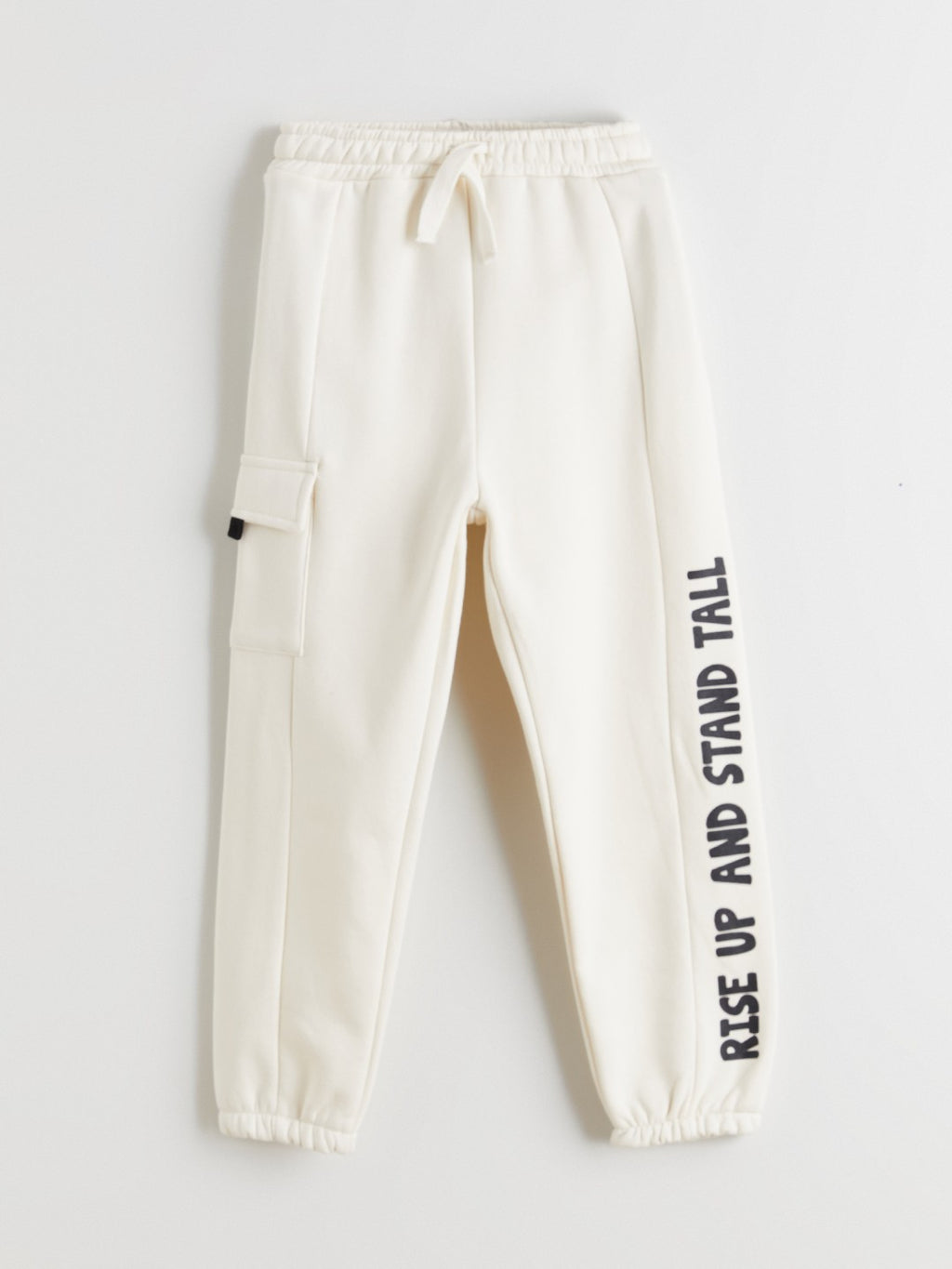 LCW Kids Elastic Waist Printed Boys Jogger Sweatpants