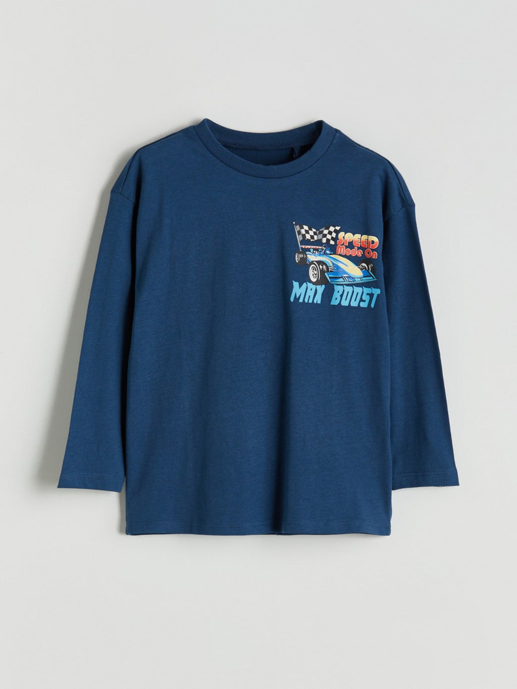 LCW Kids Crew Neck Long Sleeve Printed Boys T-Shirt