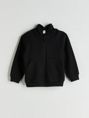 LCW Kids Hooded Boys Thick Zip-Up Sweatshirt