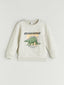 LCW Kids Crew Neck Printed Boys Thick Sweatshirt