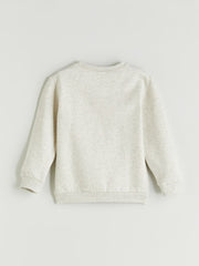 LCW Kids Crew Neck Printed Boys Thick Sweatshirt