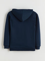 LCW Kids Hooded New Year Themed Boys Sweatshirt