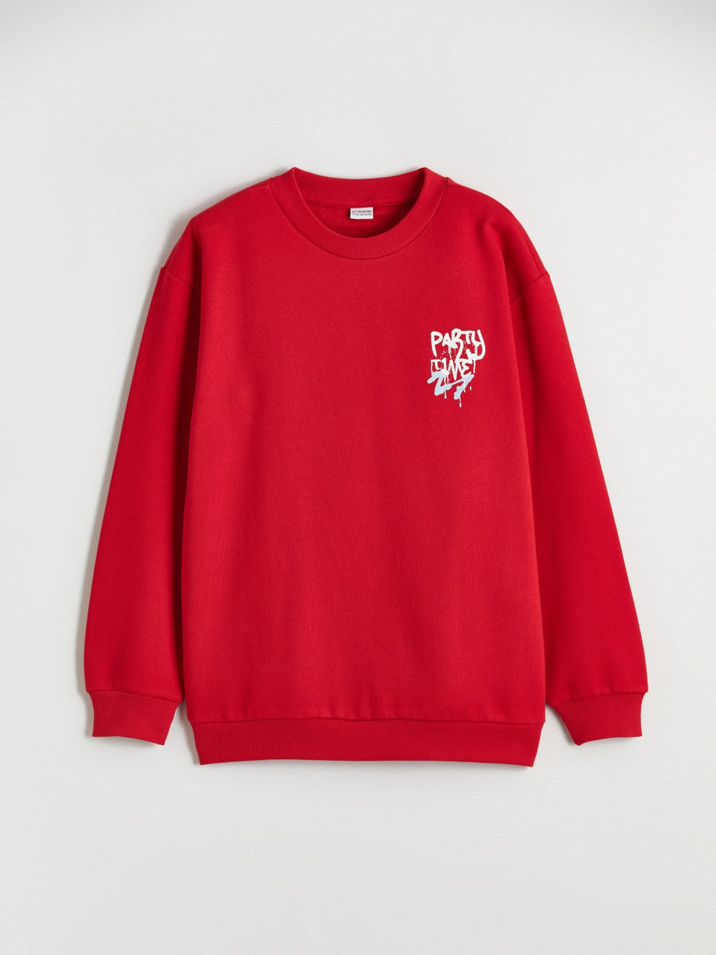 LCW Kids New Year Themed Boys Thick Sweatshirt