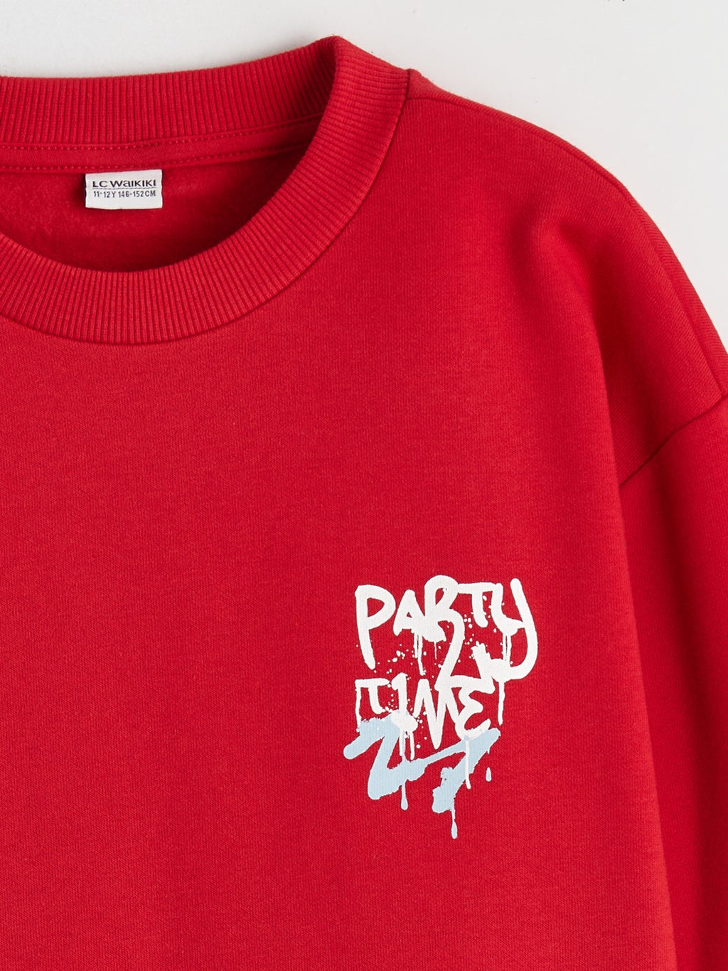 LCW Kids New Year Themed Boys Thick Sweatshirt