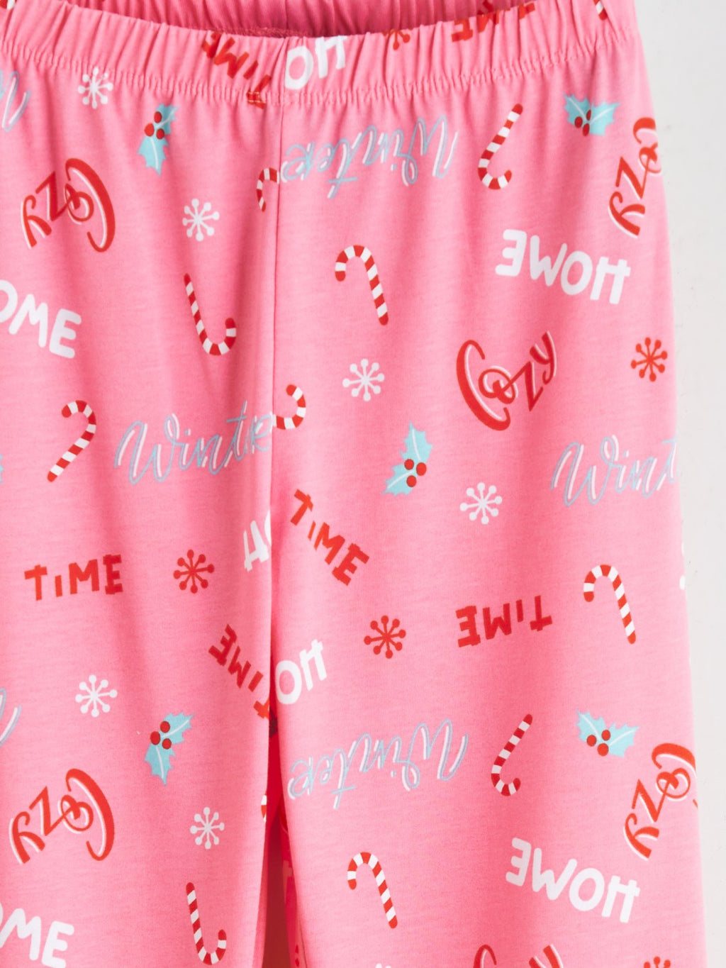 LCW Kids Crew Neck Girls Pyjama Set