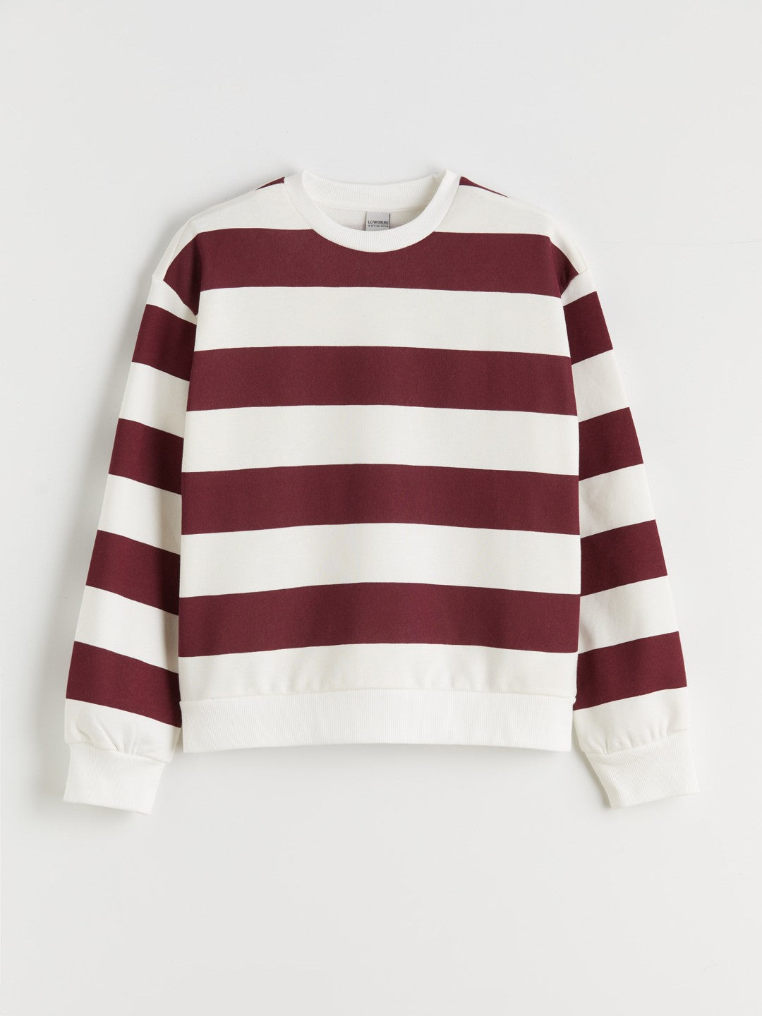 LCW Kids Crew Neck GirlS Thick Sweatshirt, Pack Of 2