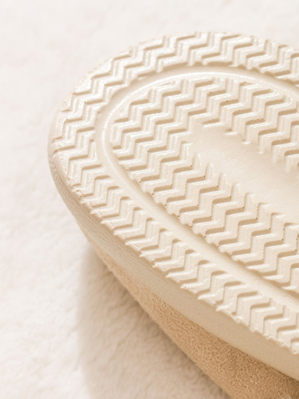 LCW Steps Beige Suede-Look Women Home Slippers