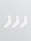 LCW Eco White Women Plain Ankle Socks 3-Pack