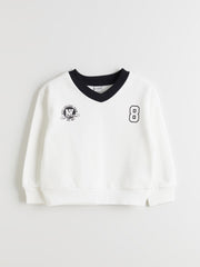 LCW Kids V Neck Girls Sweatshirt