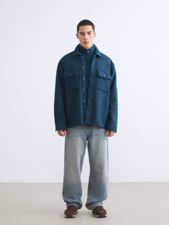 Xside Relaxed Fit Long Sleeve Men Shirt Jacket Main Image