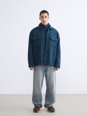 Xside Relaxed Fit Long Sleeve Men Shirt Jacket