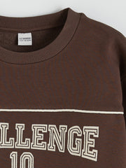 LCW Kids Printed Boys Thick Sweatshirt