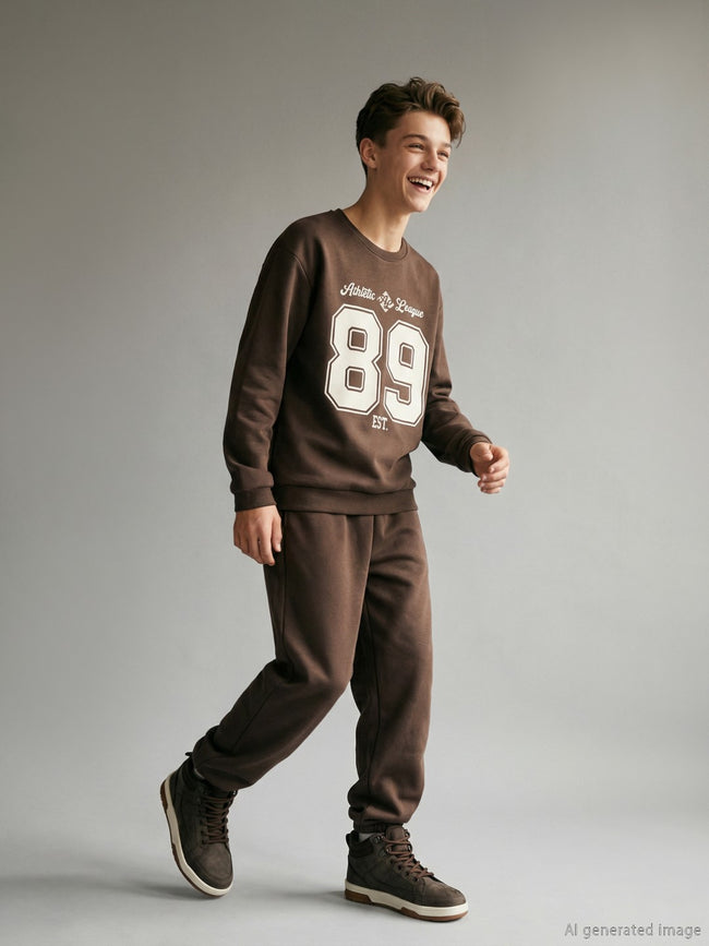LCW Kids Crew Neck Boys Tracksuit Set Main Image