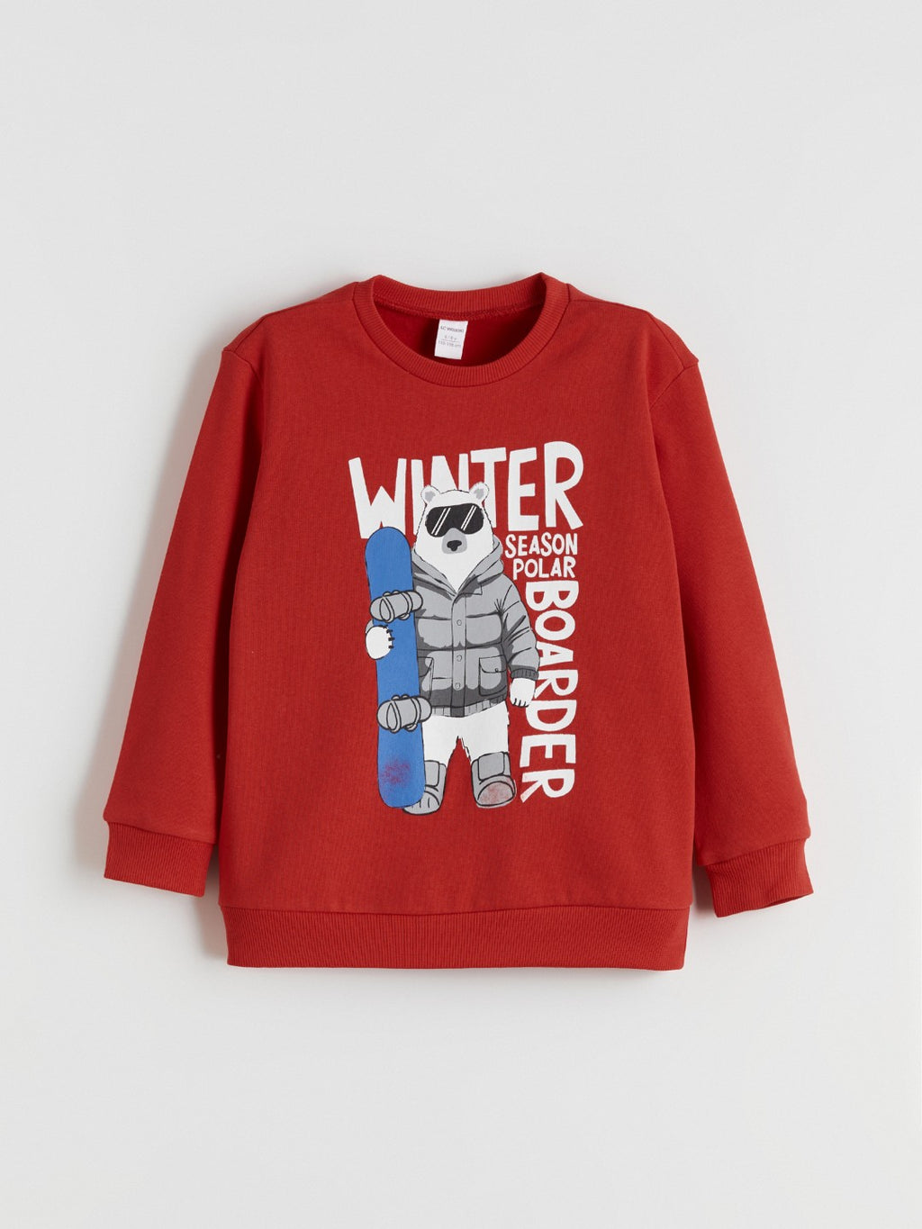 LCW Kids Printed Boys Thick Sweatshirt