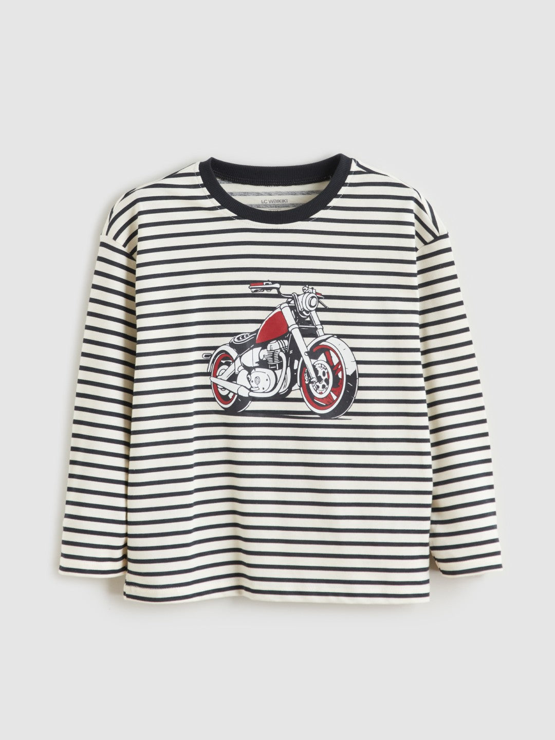 LCW Kids Crew Neck Printed Boys T-Shirt