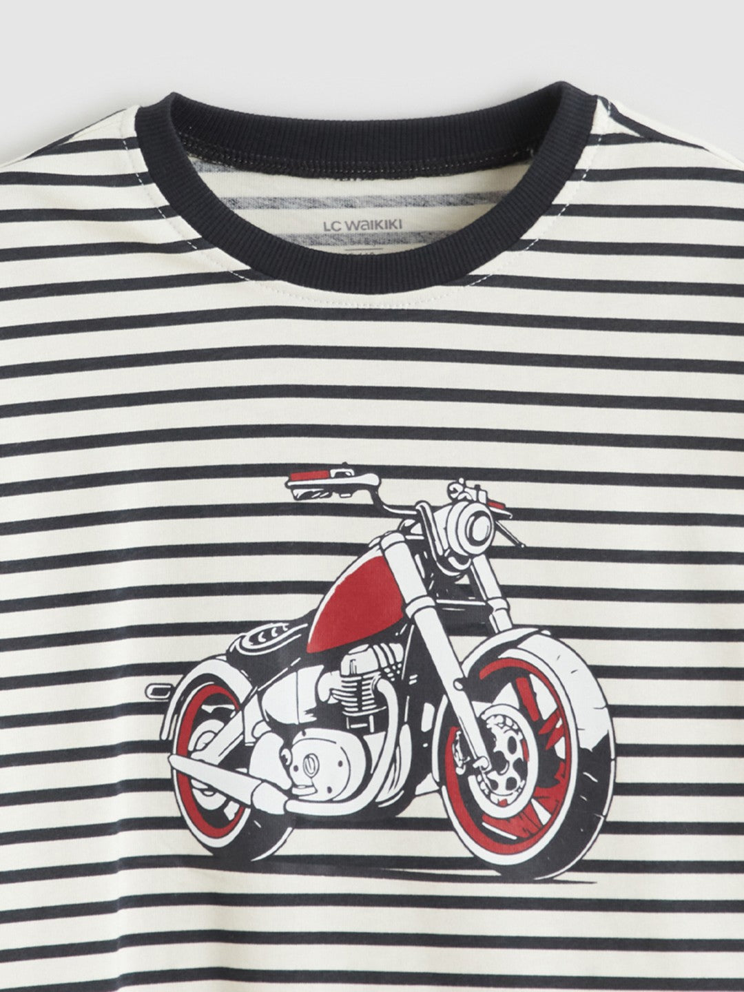 LCW Kids Crew Neck Printed Boys T-Shirt