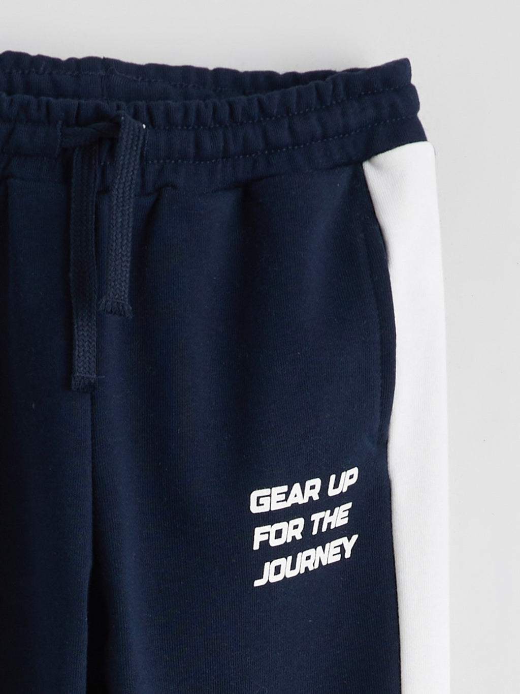 LCW Kids Elastic Waist Letter Printed Boys Jogger Sweatpants 2 Pack