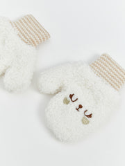 LCW Baby Embroidered Baby Girls Knitwear Gloves