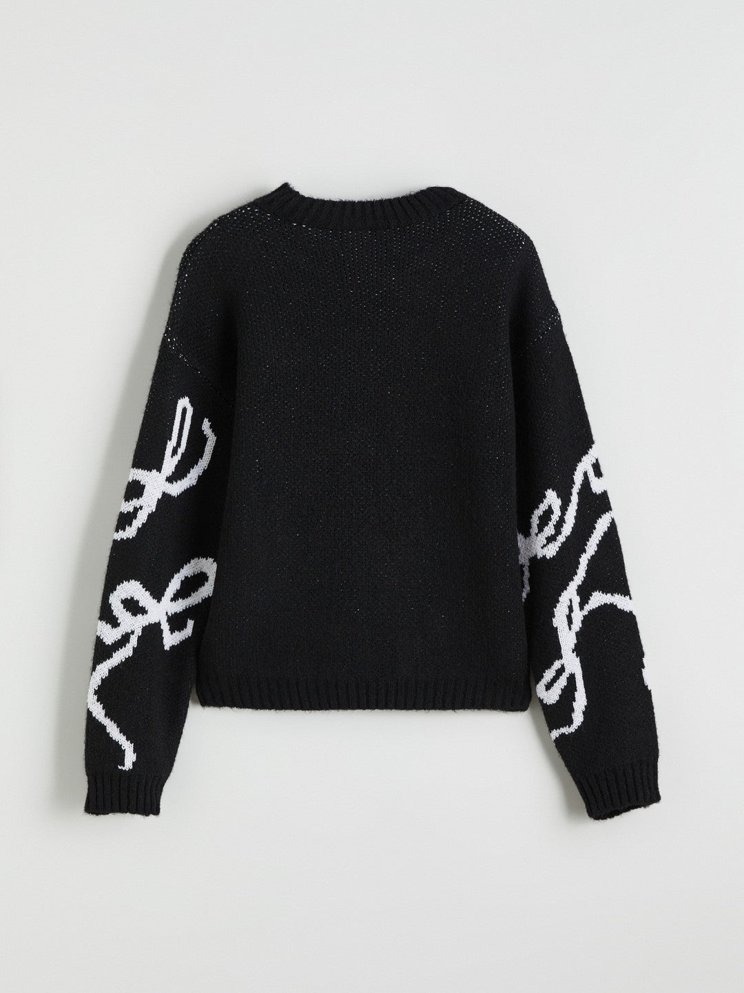 LCW Kids Crew Neck Patterned Girls Knitwear Sweater