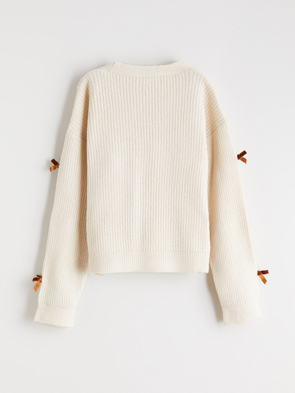 LCW Kids V-Neck Bow Detailed Girls Knit Cardigan