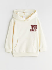 LCW Kids Hooded Printed Boys Sweatshirt