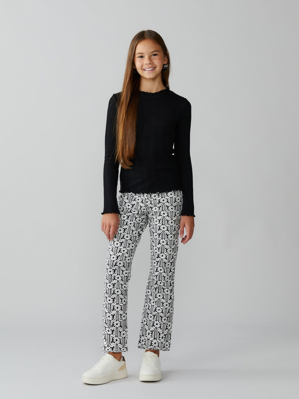 LCW Kids Floral Flare Girls Leggings 2 Pack