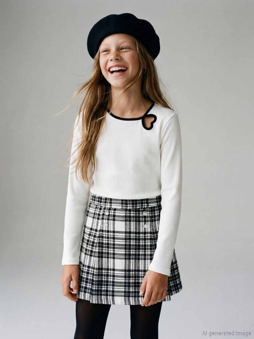 LCW Kids Girl Ecru T-Shirt