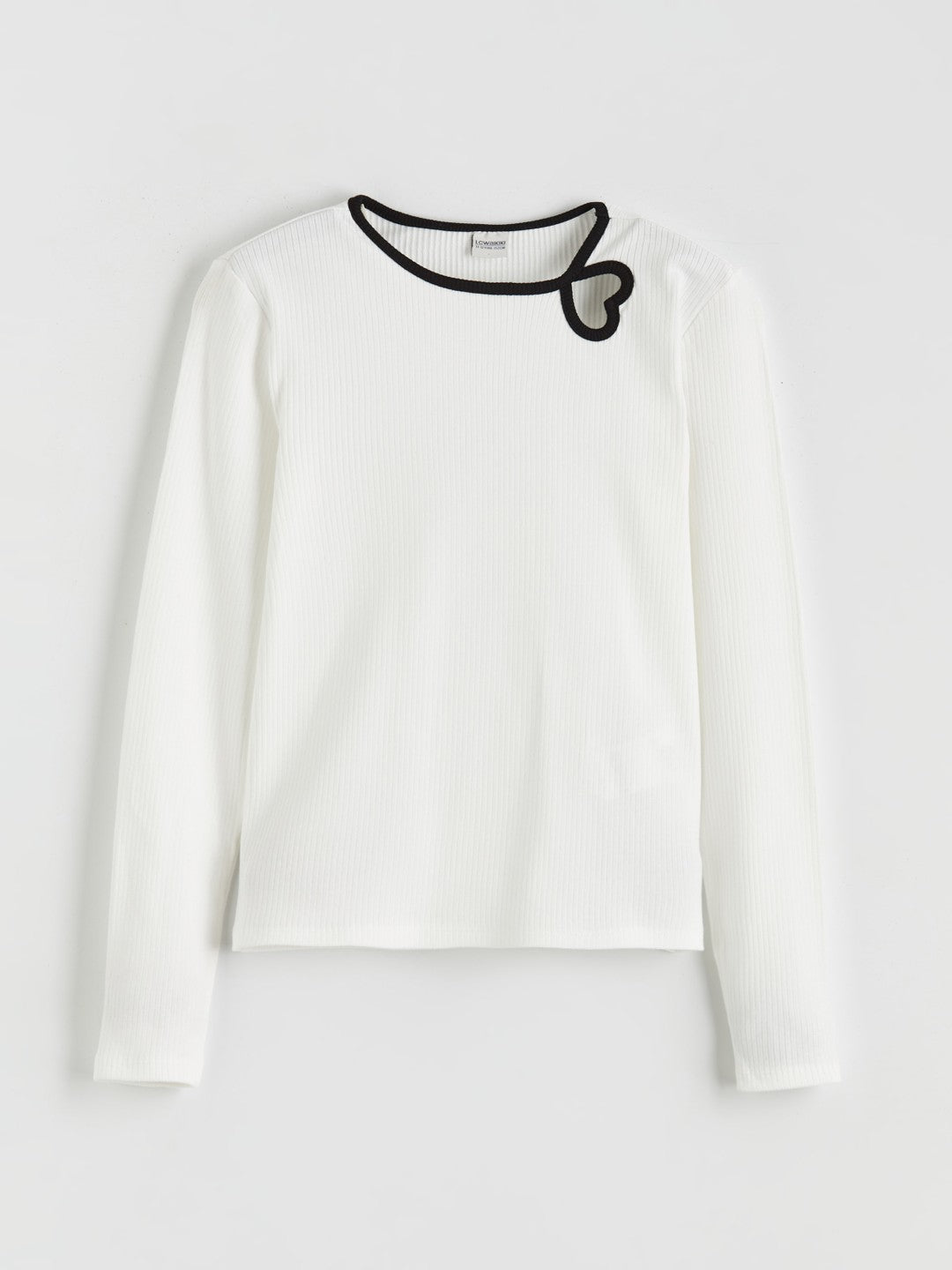 LCW Kids Girl Ecru T-Shirt