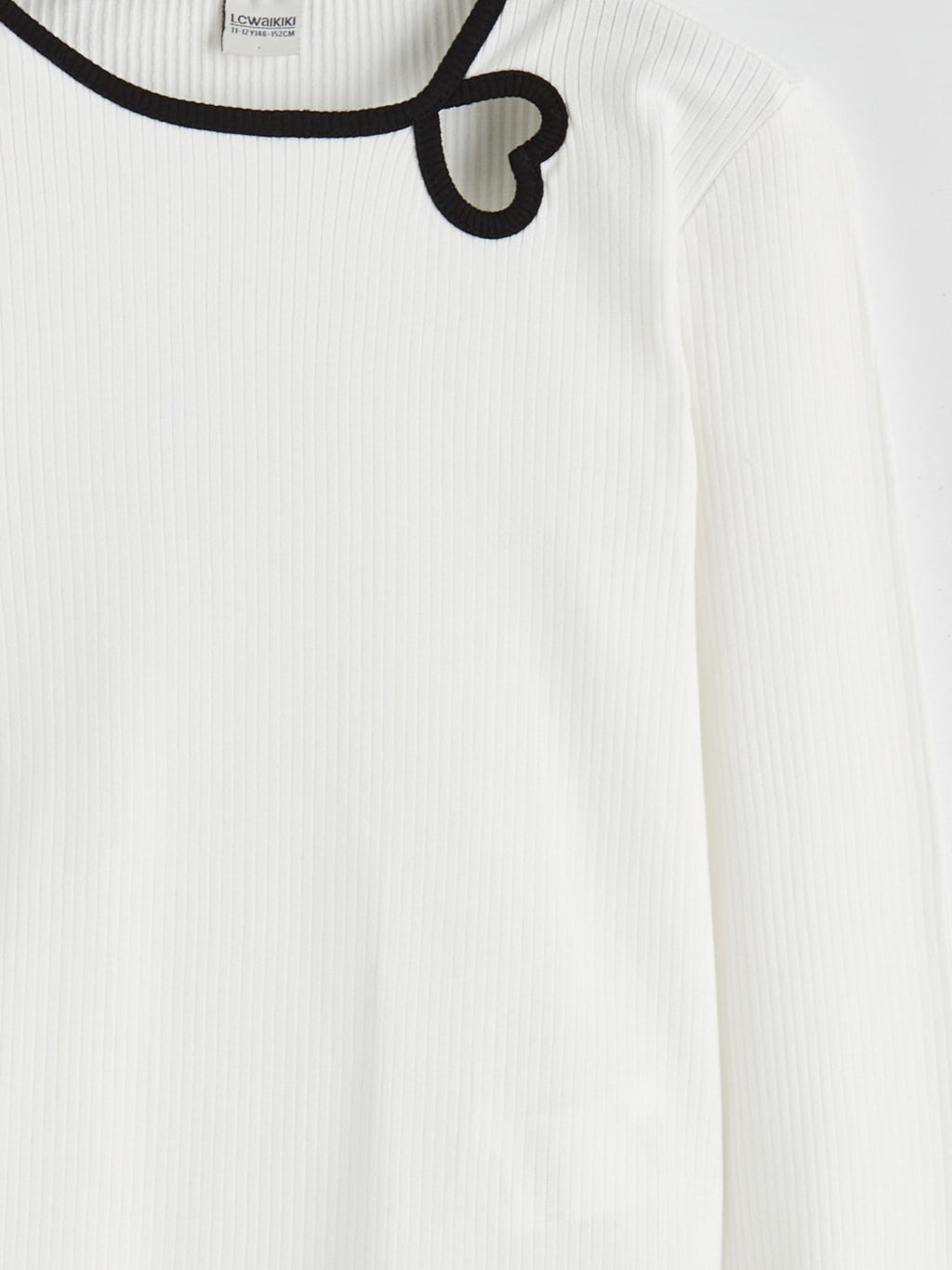 LCW Kids Girl Ecru T-Shirt