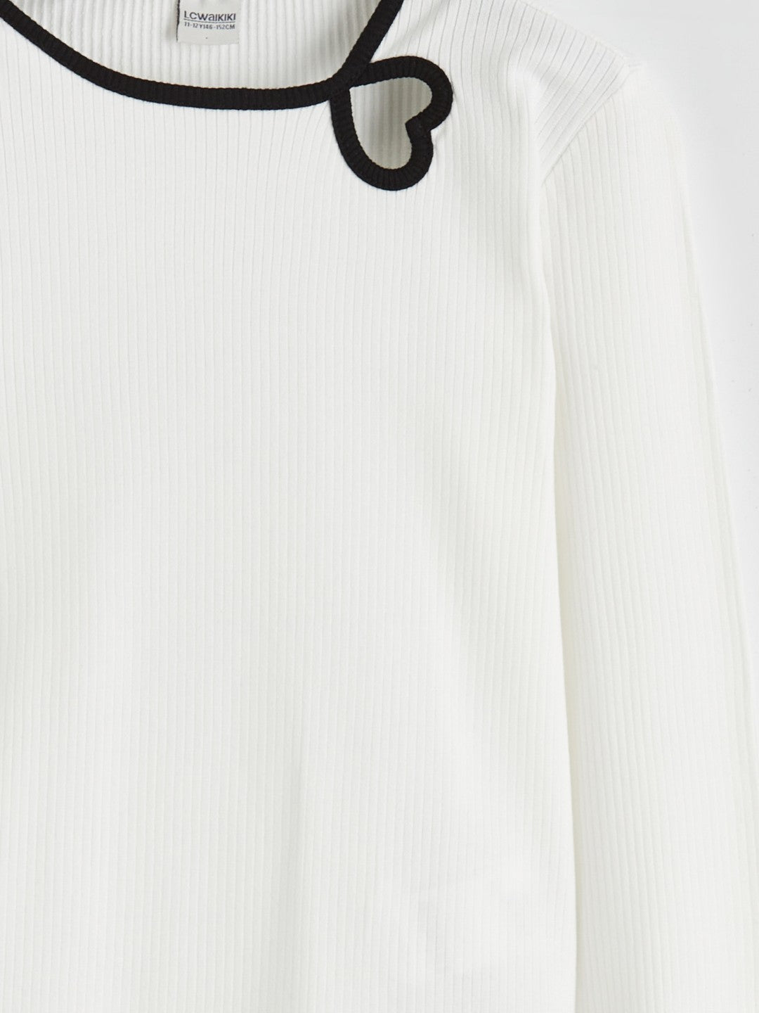 LCW Kids Girl Ecru T-Shirt