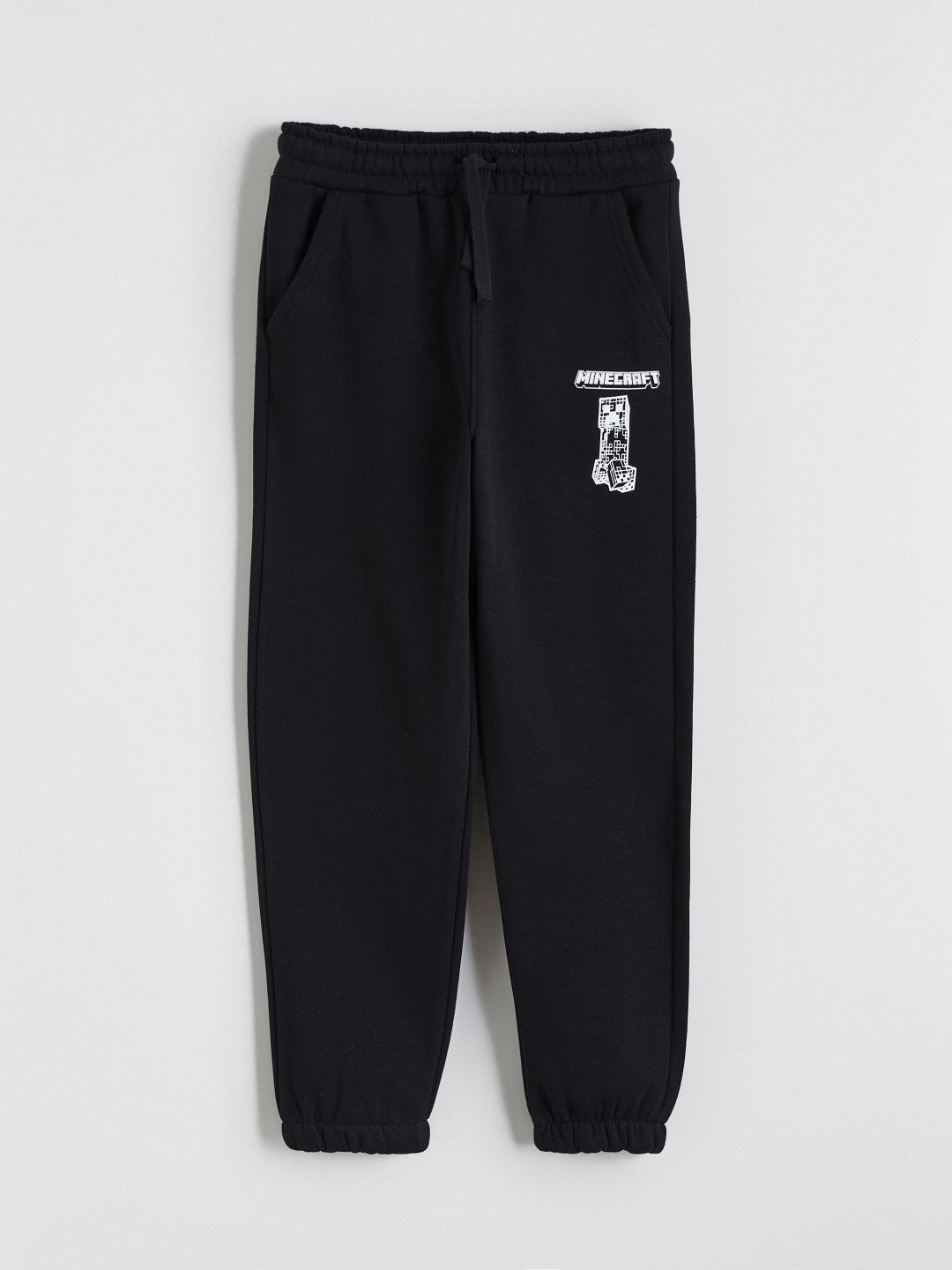 LCW Kids Elastic Waist Minecraft Printed Boys Jogger Sweatpants