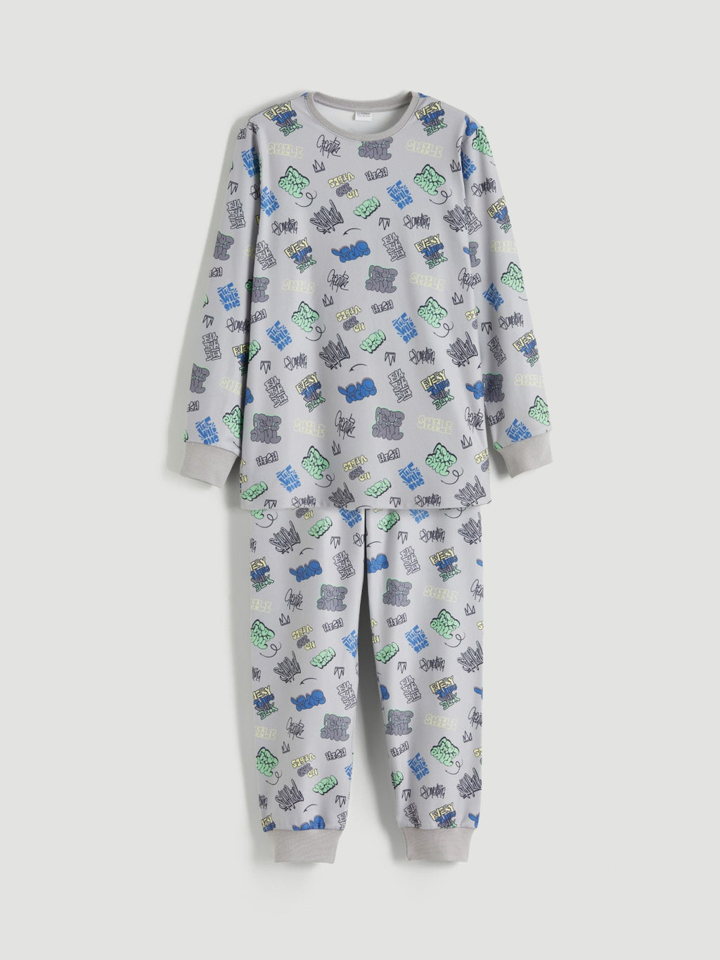 LCW Kids Crew Neck Boys Pyjama Set
