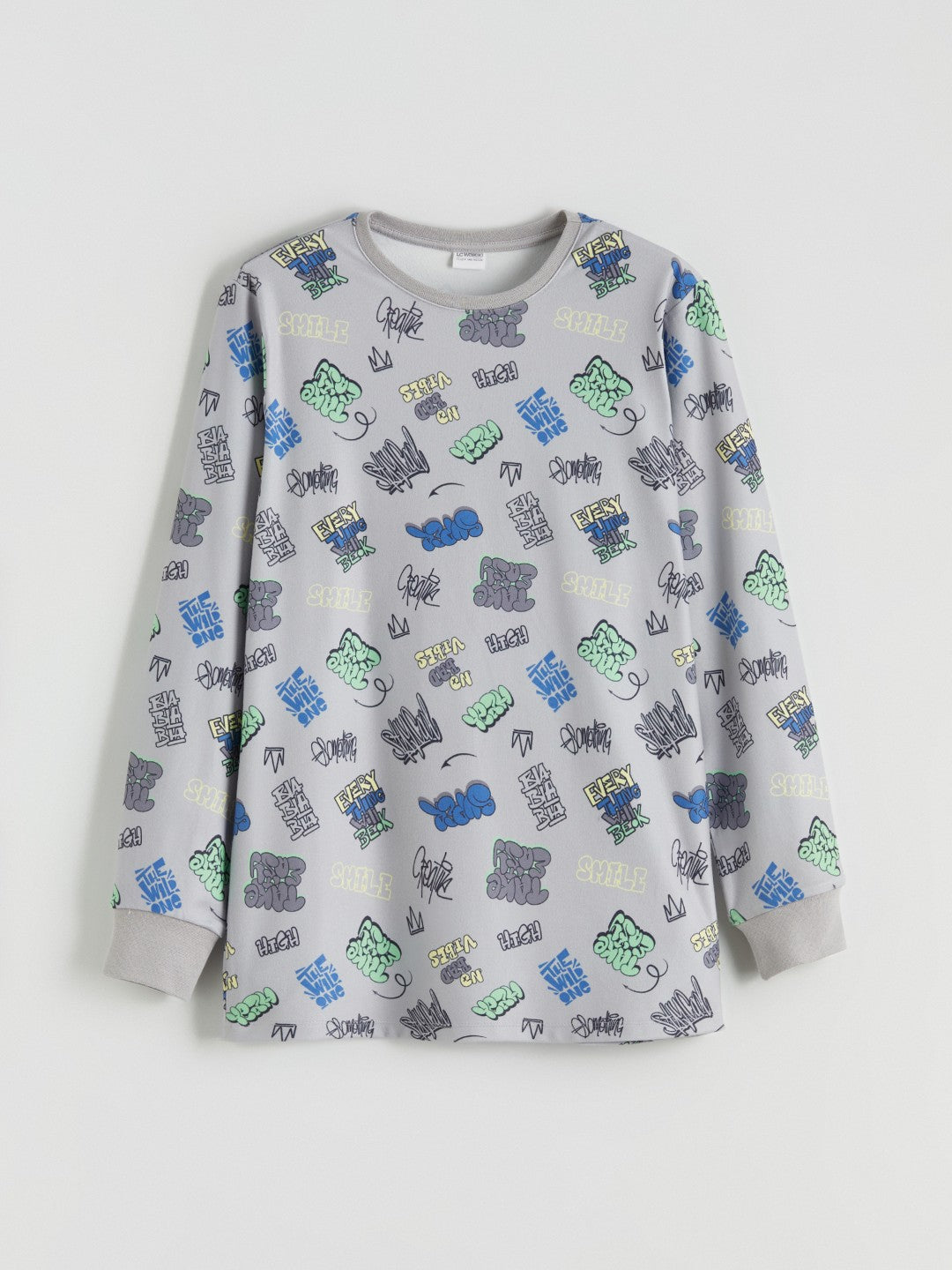 LCW Kids Crew Neck Boys Pyjama Set