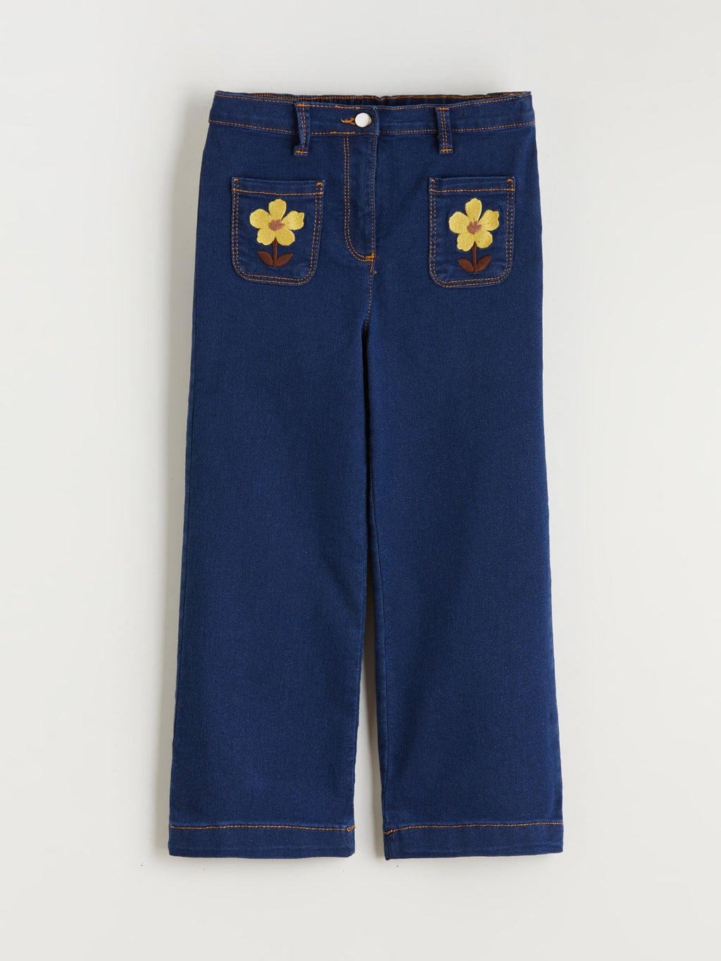 LCW Kids Flower Embroidered Girls Jeans