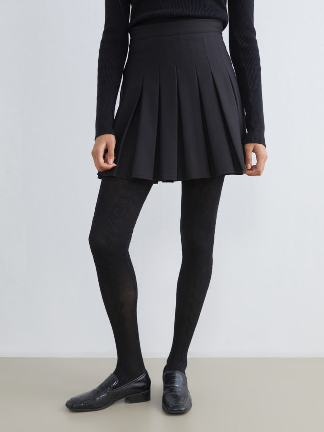 LCW Dream Woman Black Tights Hover Image