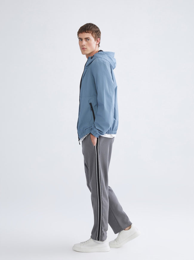 Xside Gray Relaxed Fit Men Tracksuit Bottoms Hover Image
