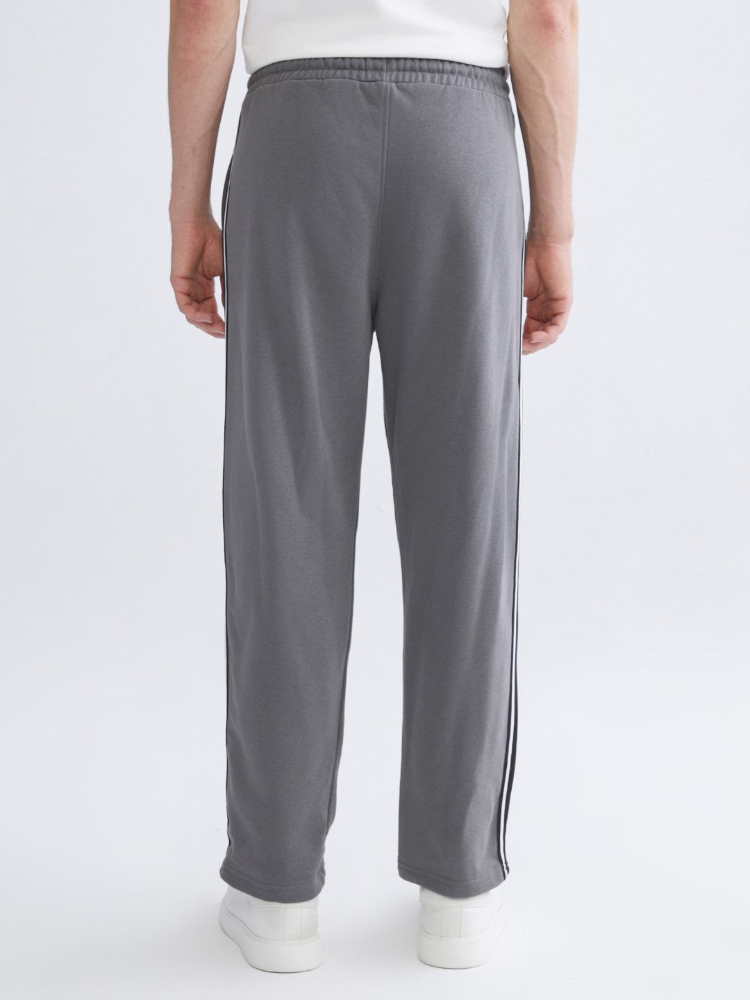 Xside Gray Relaxed Fit Men Tracksuit Bottoms