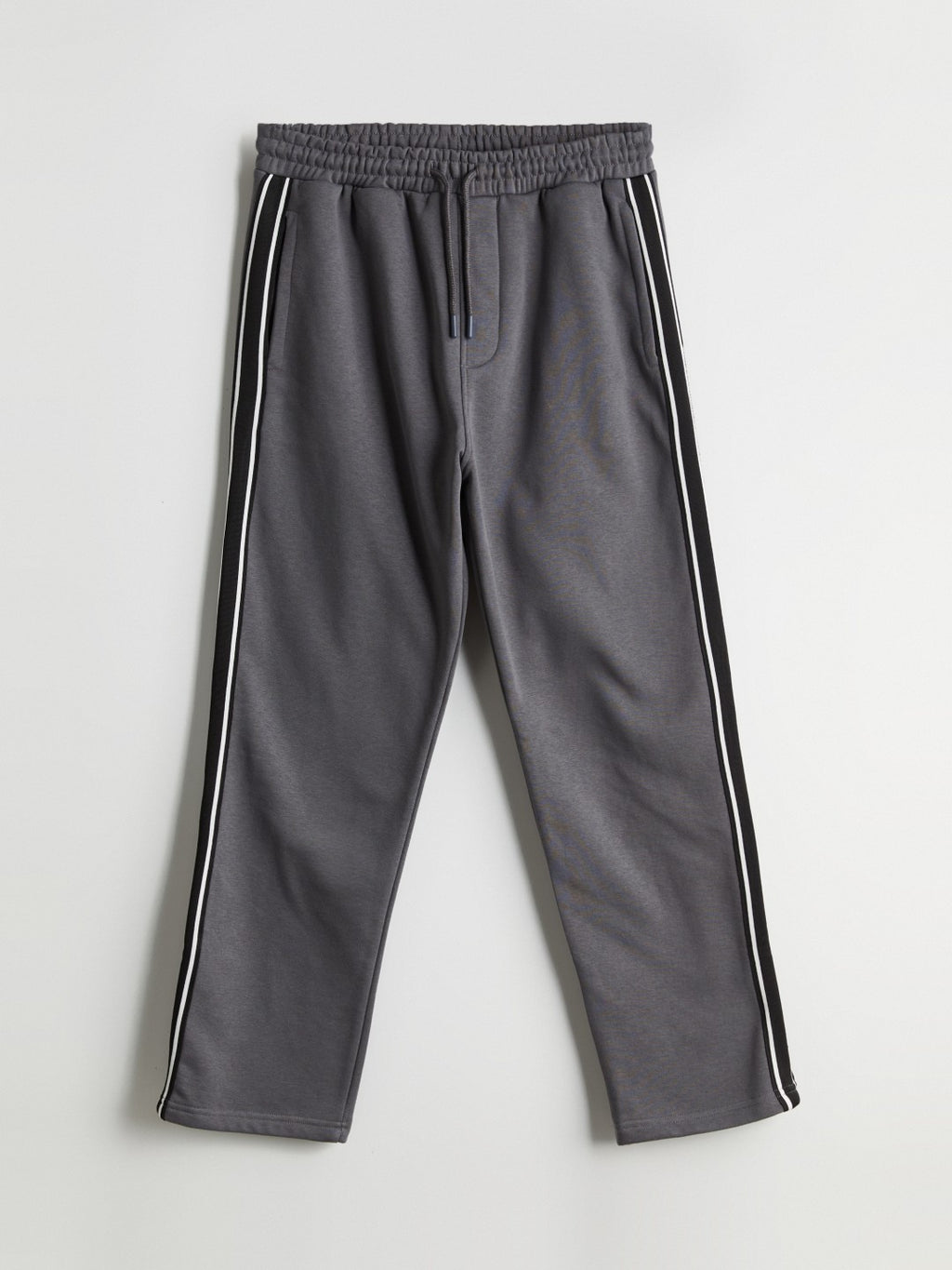 Xside Gray Relaxed Fit Men Tracksuit Bottoms