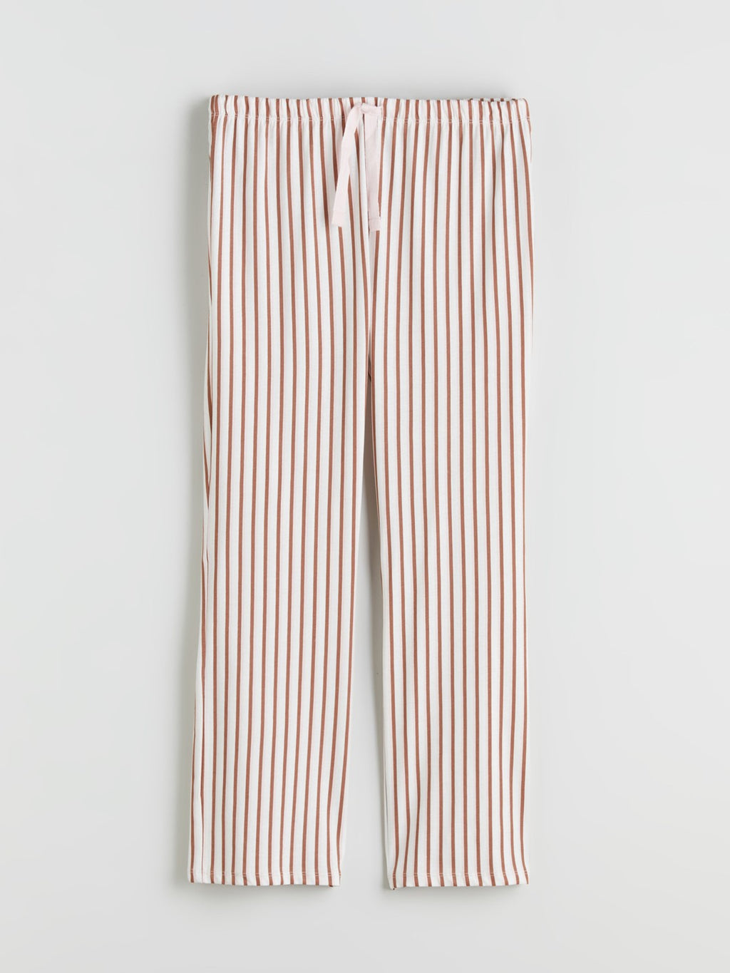 LCW Young Pink Crew Neck Bear Printed Women Pajama Set