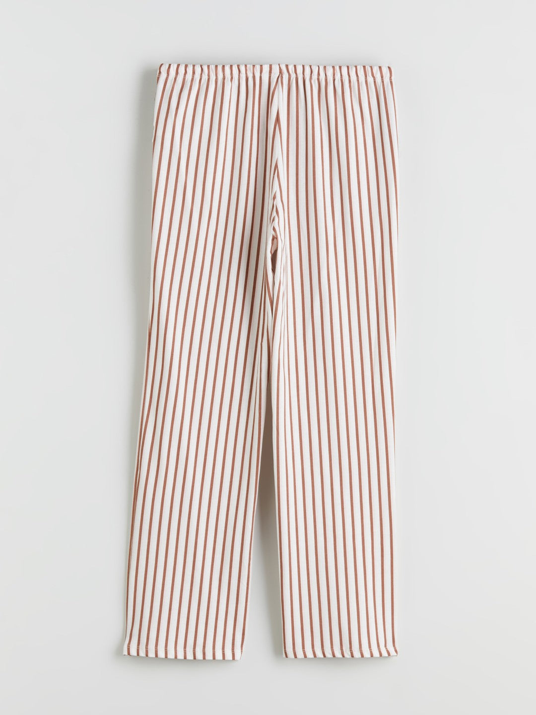 LCW Young Pink Crew Neck Bear Printed Women Pajama Set