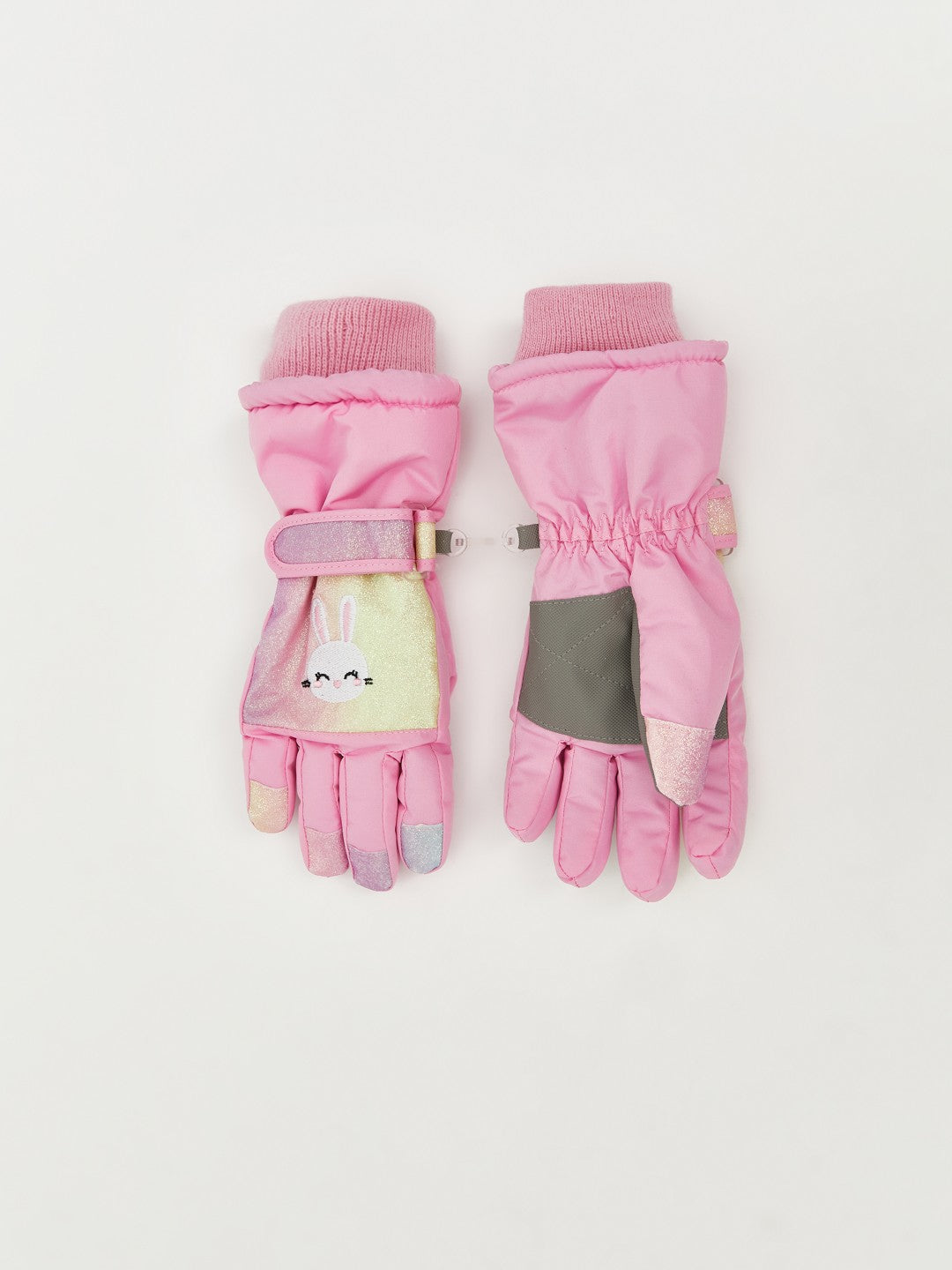 LCW Accessories Rabbit Printed Girls Snow Gloves