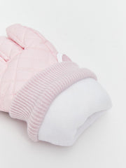 LCW Kids Patterned Girl Snow Gloves