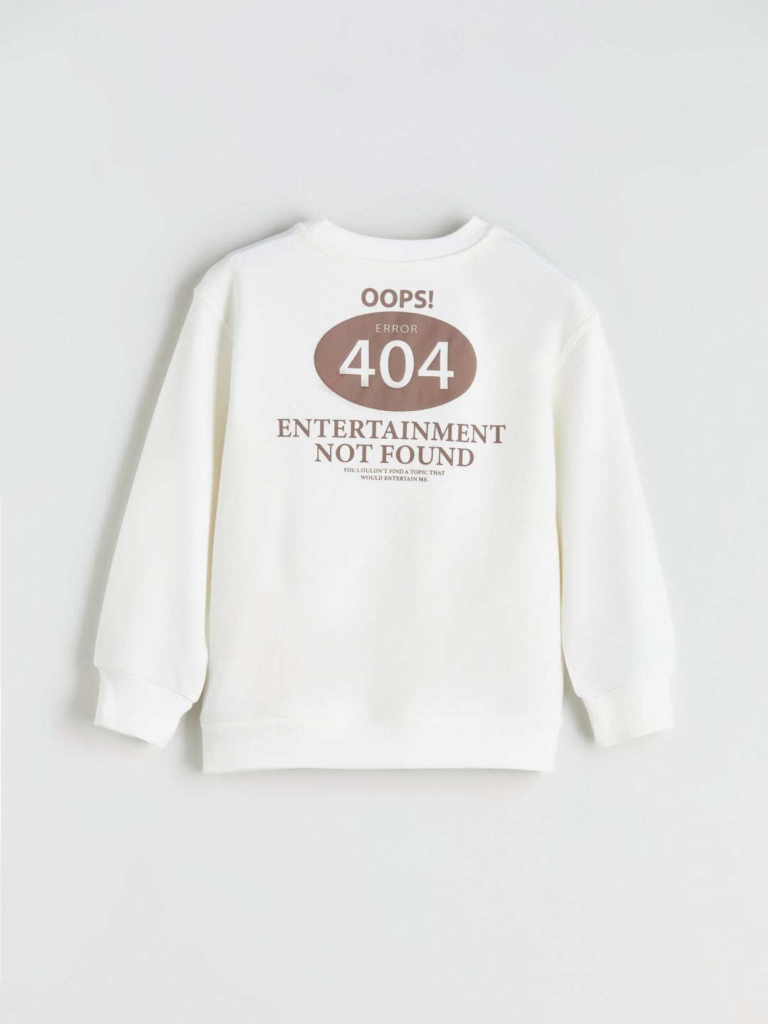 LCW Kids Beige Crew Neck Girls Sweatshirt