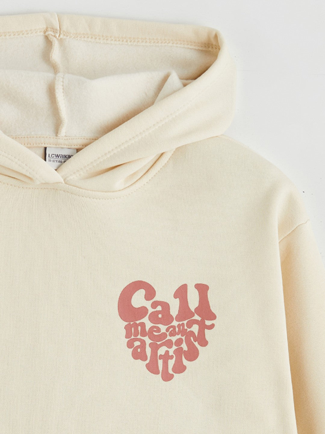 LCW Kids Hooded Girls Thick Sweatshirt